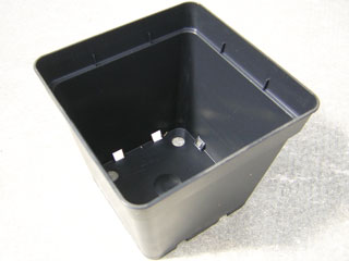 Pots carrés 13 cm L x 12,5 cm H (Soparco)   - paquet de 10